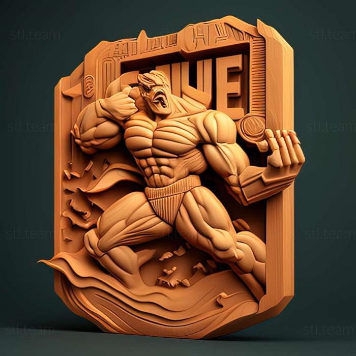 3D model Mighty Final Fight game (STL)